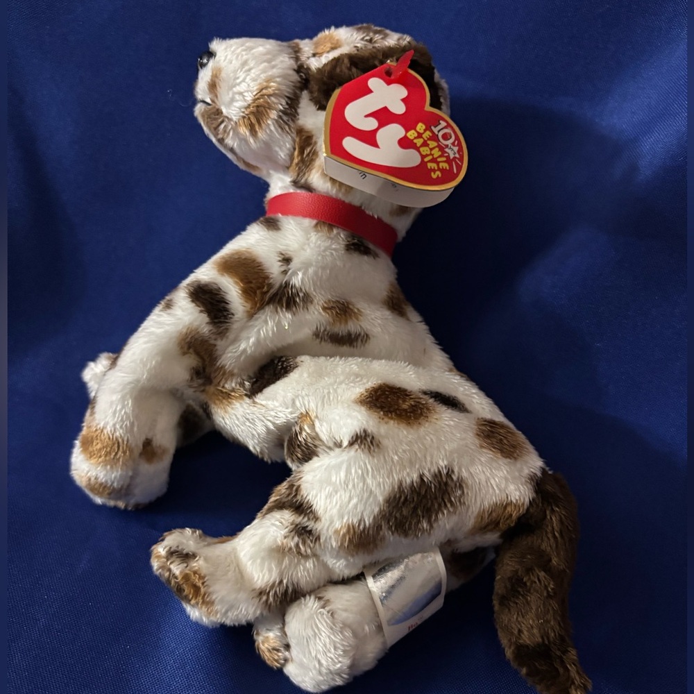 TY Beanie Babies 2002 Spotted Dog Bo